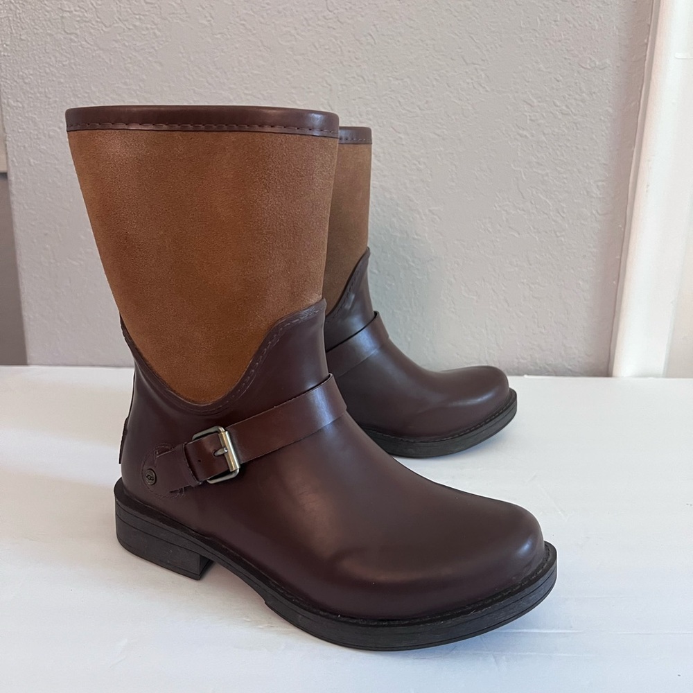 Ugg Sivada Rain Boots Waterproof Brown